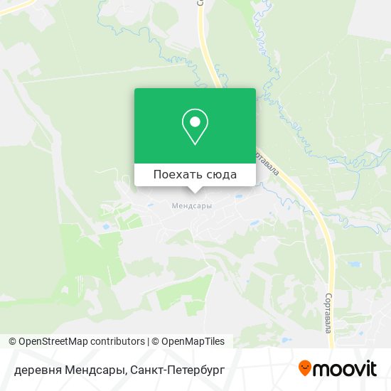 Карта деревня Мендсары