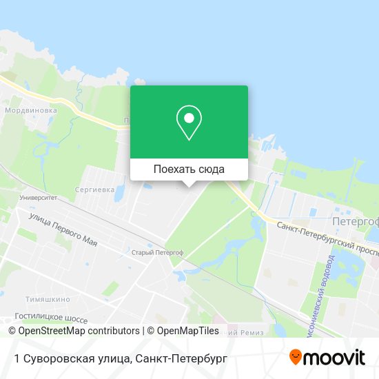Карта 1 Суворовская улица