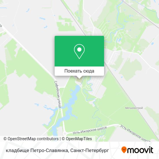 Карта кладбище Петро-Славянка