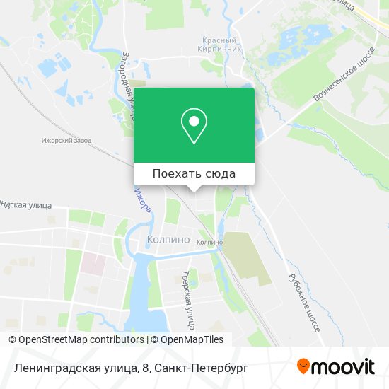 Карта Ленинградская улица, 8