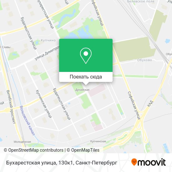 Карта Бухарестская улица, 130к1