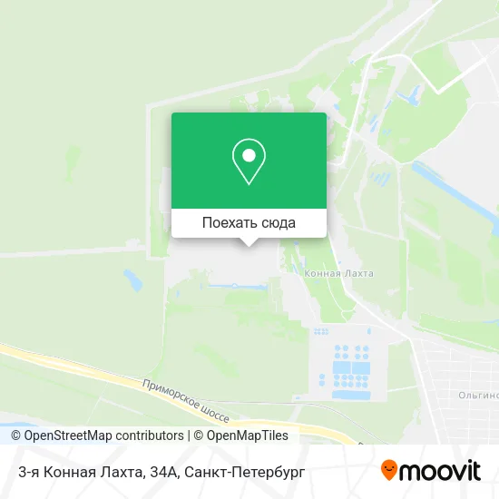 Карта 3-я Конная Лахта, 34А