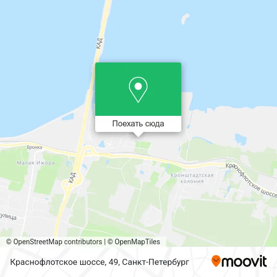 Карта Краснофлотское шоссе, 49