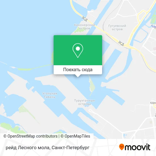 Карта рейд Лесного мола