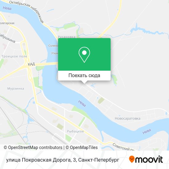 Карта улица Покровская Дорога, 3