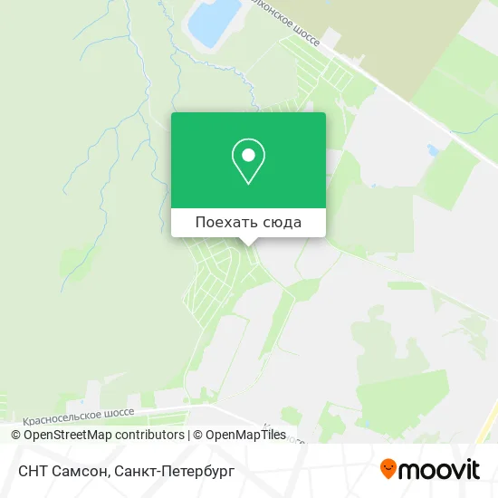 Карта СНТ Самсон