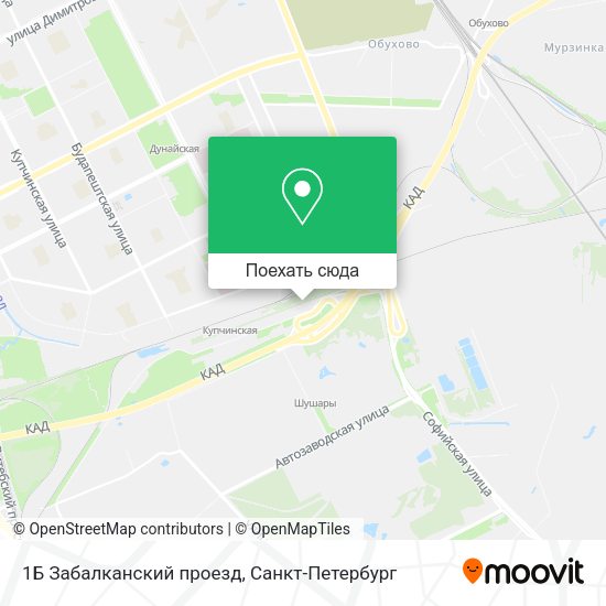 Карта 1Б Забалканский проезд