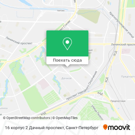 Карта 16 корпус 2 Дачный проспект