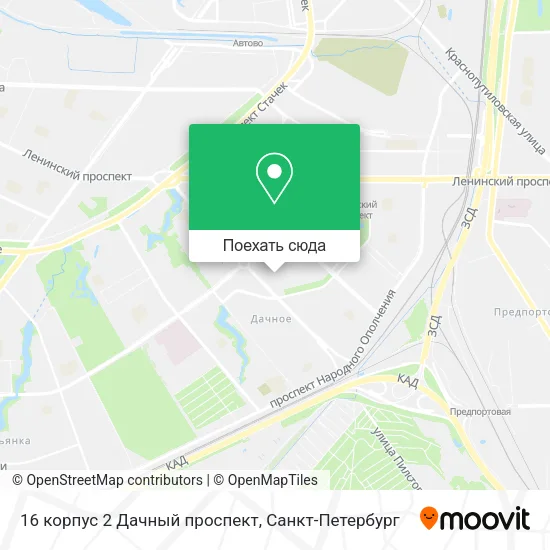 Карта 16 корпус 2 Дачный проспект