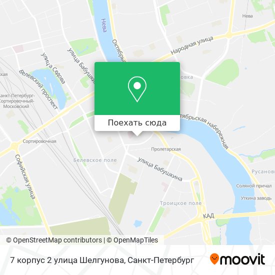 Карта 7 корпус 2 улица Шелгунова