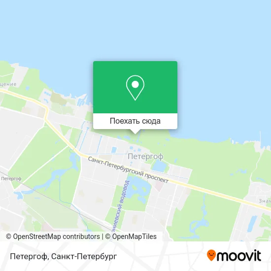 Карта Петергоф