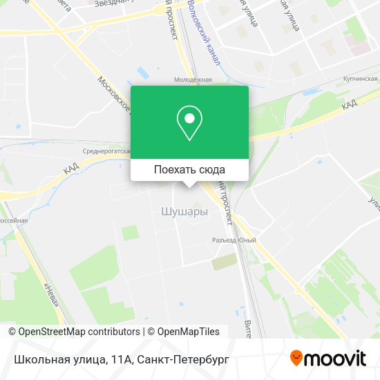 Карта Школьная улица, 11А