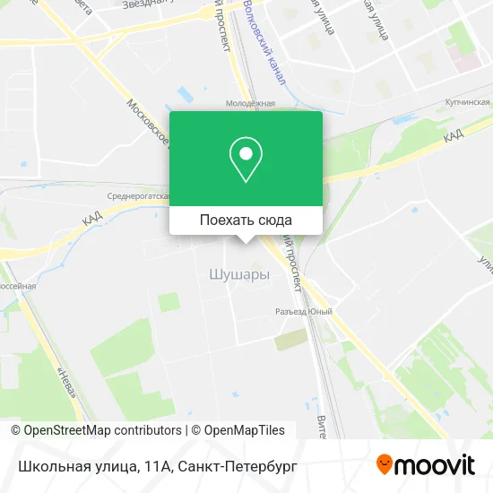 Карта Школьная улица, 11А