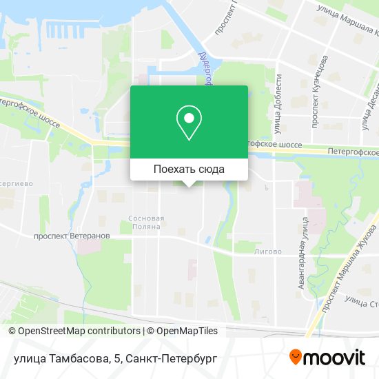 Карта улица Тамбасова, 5