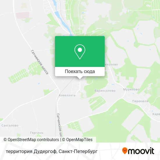 Карта территория Дудергоф