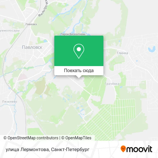 Карта улица Лермонтова