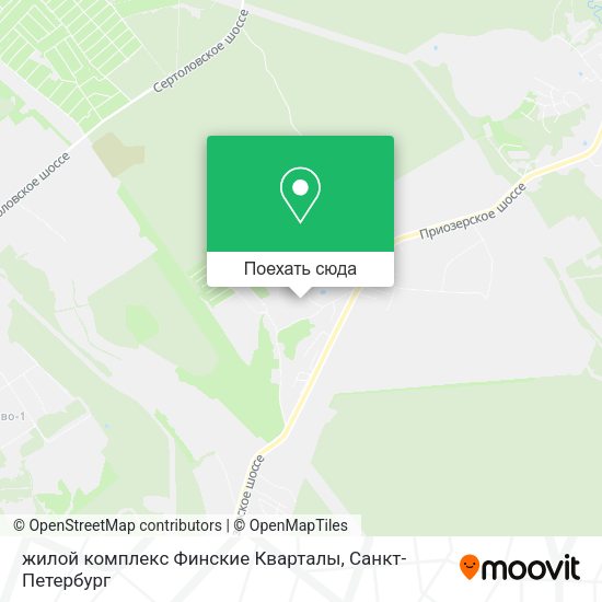 Карта жилой комплекс Финские Кварталы