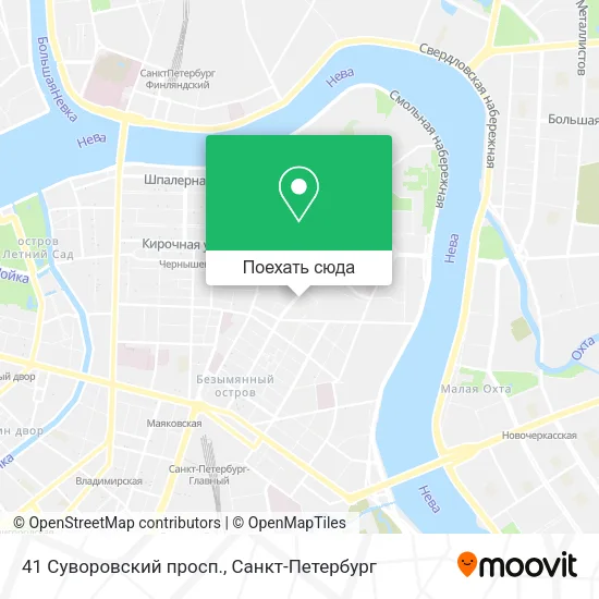 Карта 41 Суворовский просп.