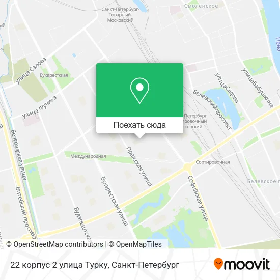 Карта 22 корпус 2 улица Турку