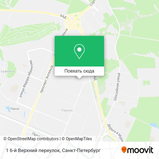 Карта 1 6-й Верхний переулок