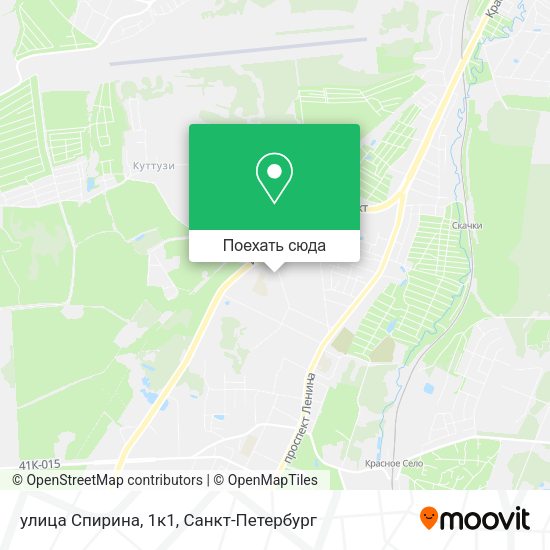 Карта улица Спирина, 1к1