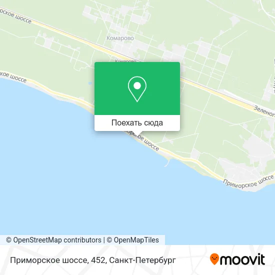 Карта Приморское шоссе, 452