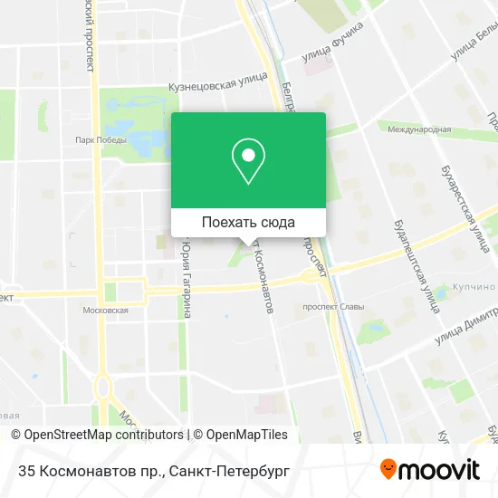 Карта 35 Космонавтов пр.