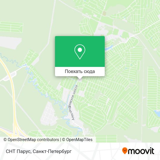 Карта СНТ Парус