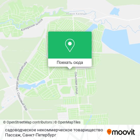 Карта садоводческое некоммерческое товарищество Пассаж