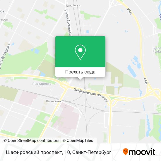 Карта Шафировский проспект, 10
