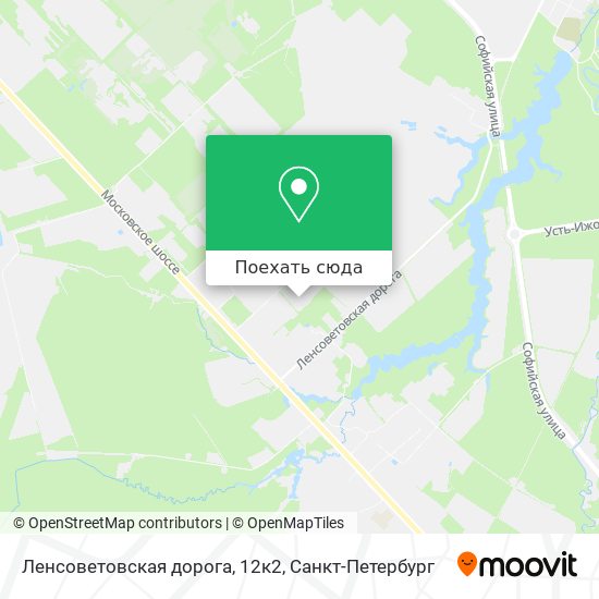 Карта Ленсоветовская дорога, 12к2