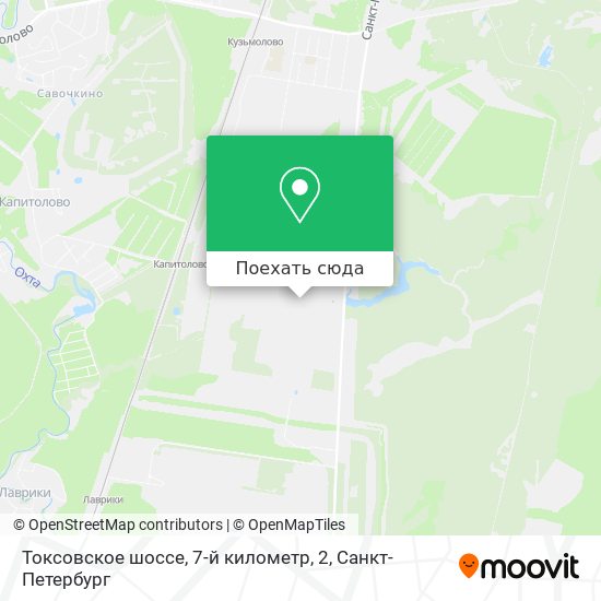 Карта Токсовское шоссе, 7-й километр, 2