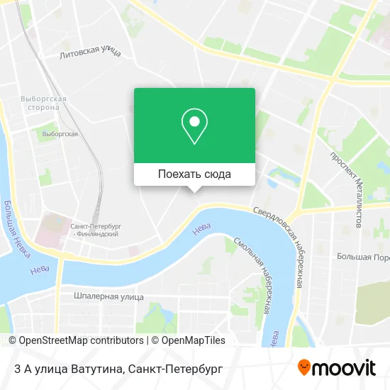 Карта 3 А улица Ватутина