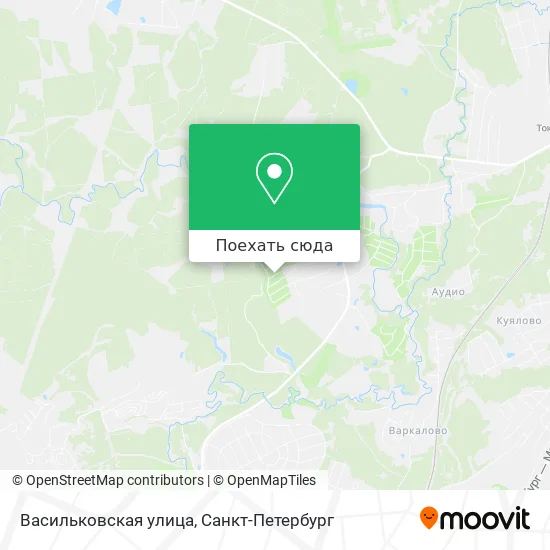 Карта Васильковская улица