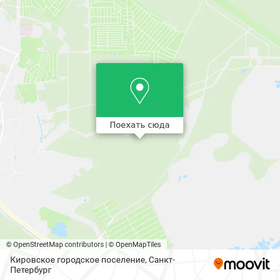 Карта Кировское городское поселение