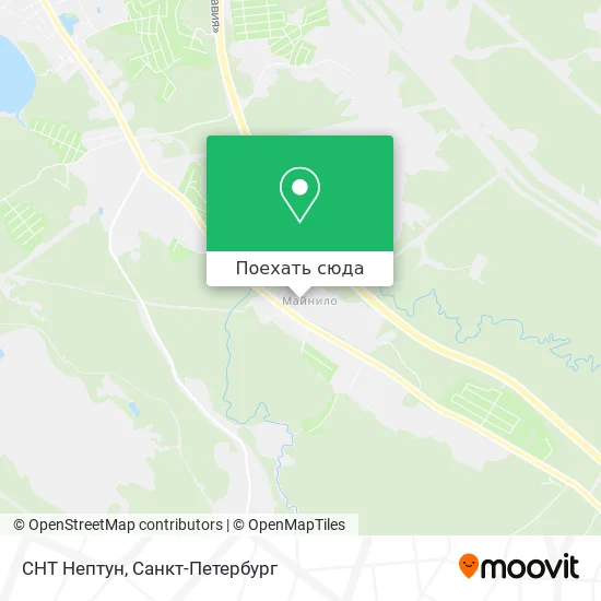 Карта СНТ Нептун