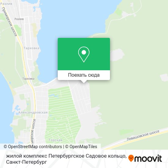 Карта жилой комплекс Петербургское Садовое кольцо
