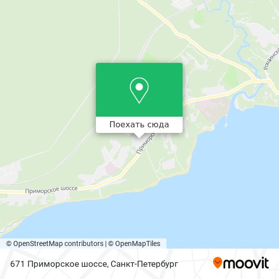 Карта 671 Приморское шоссе