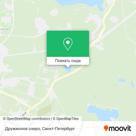 Карта Дружинное озеро