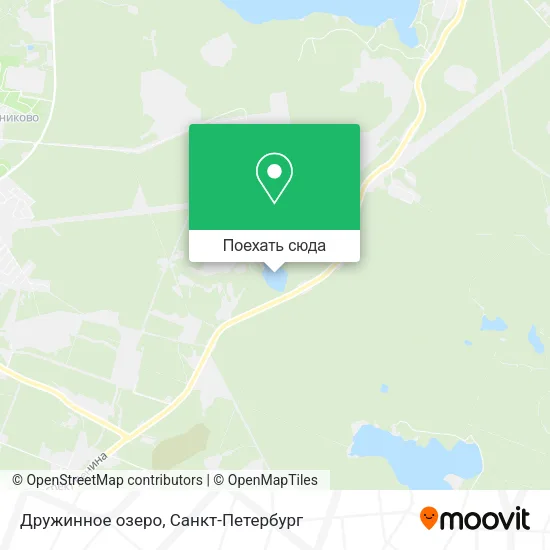 Карта Дружинное озеро