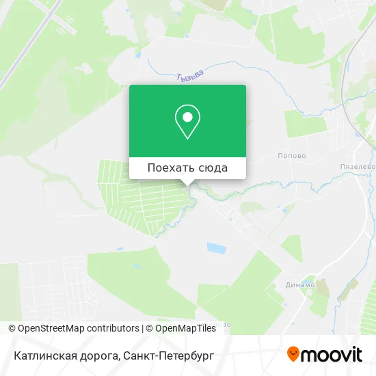 Карта Катлинская дорога