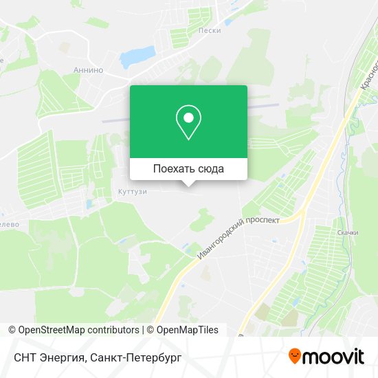 Карта СНТ Энергия