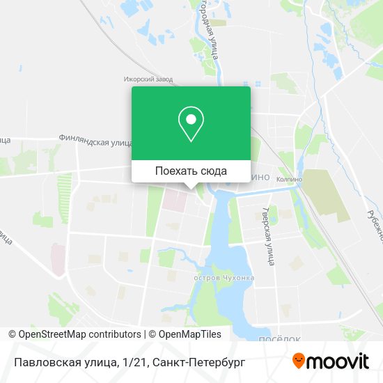Карта Павловская улица, 1/21