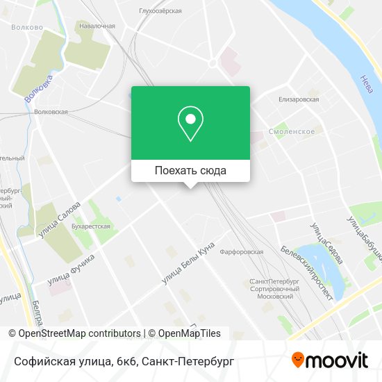 Карта Софийская улица, 6к6
