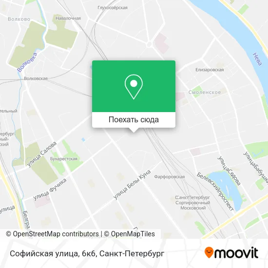Карта Софийская улица, 6к6