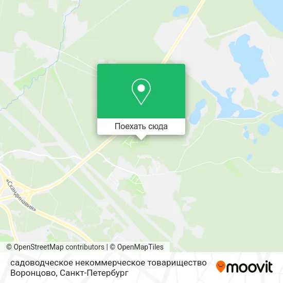 Карта садоводческое некоммерческое товарищество Воронцово