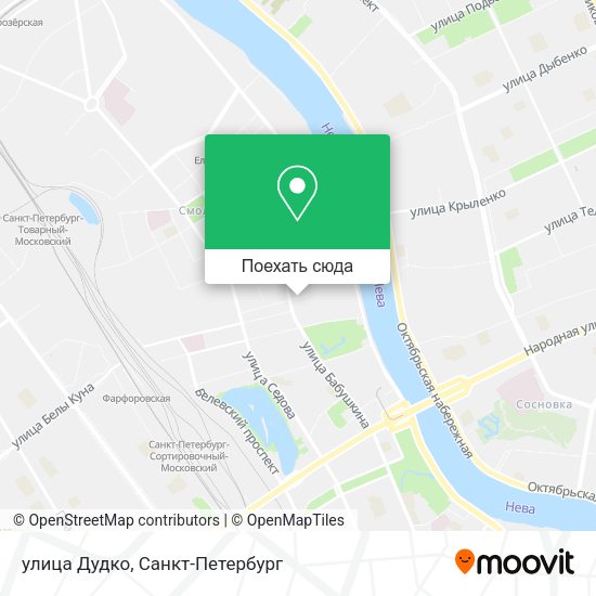 Карта улица Дудко