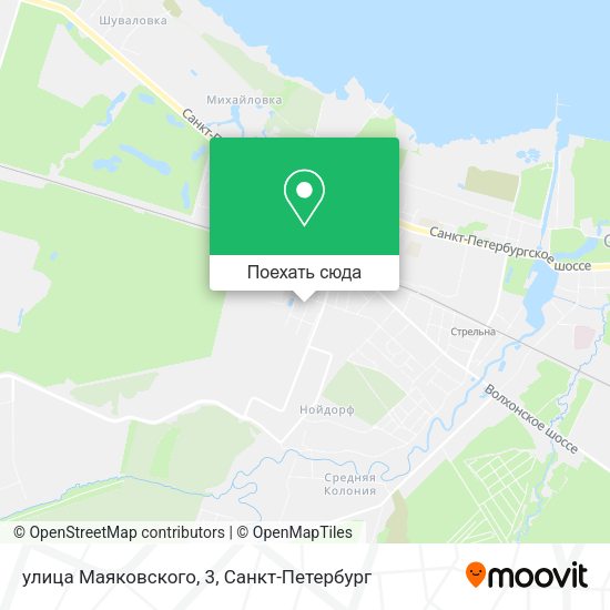 Карта улица Маяковского, 3