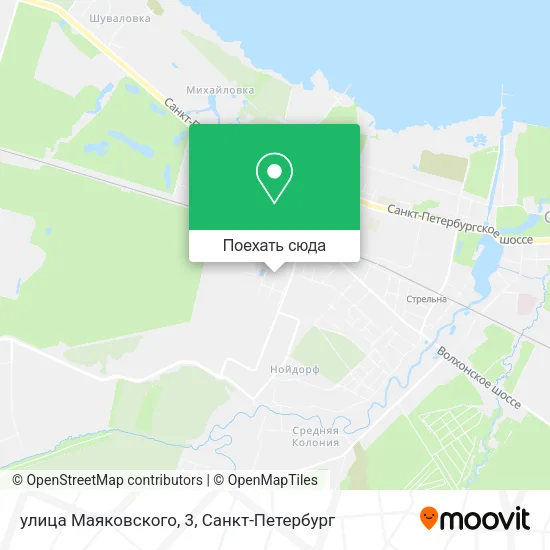 Карта улица Маяковского, 3