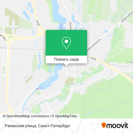 Карта Ржевская улица